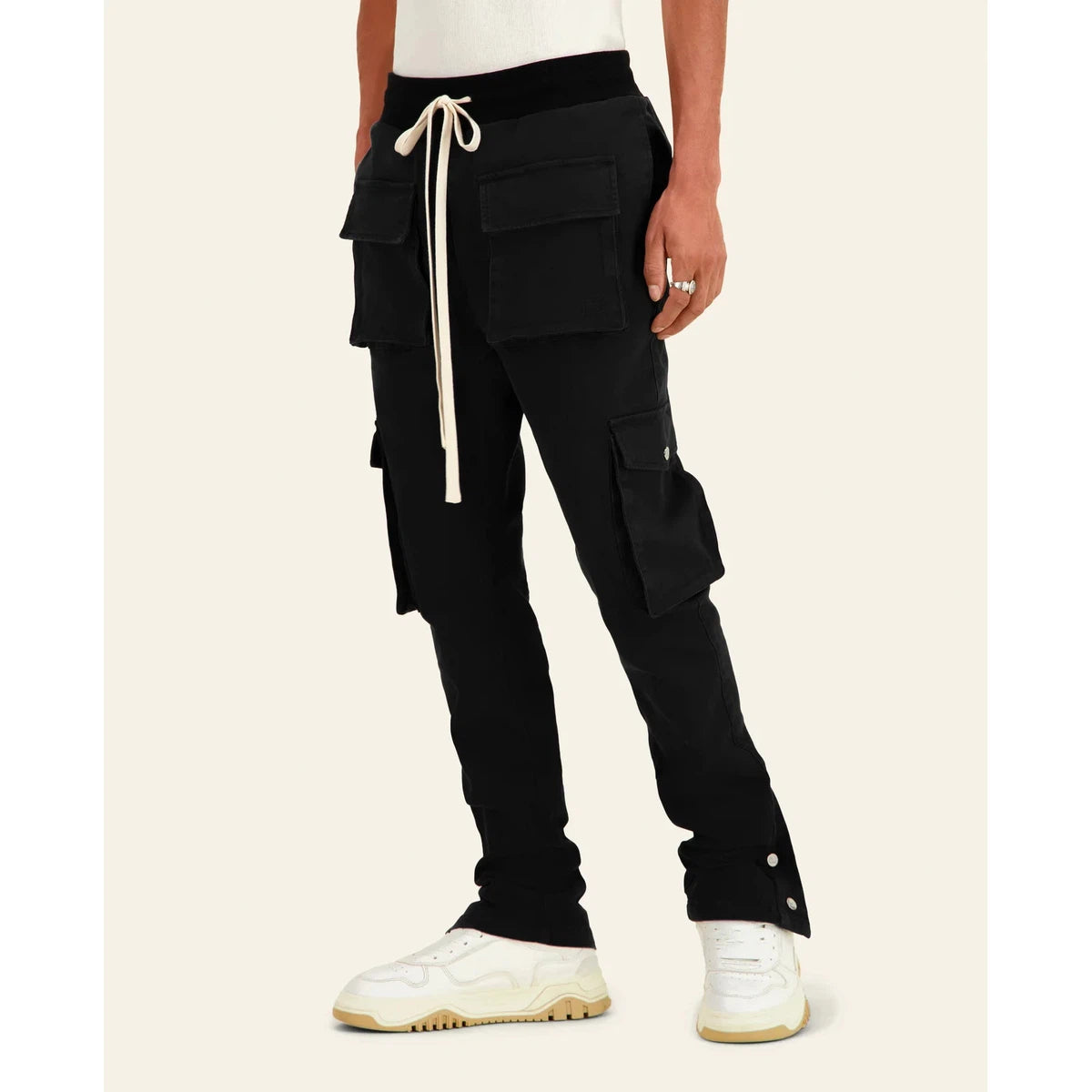 Mouty Black Cargo Pants