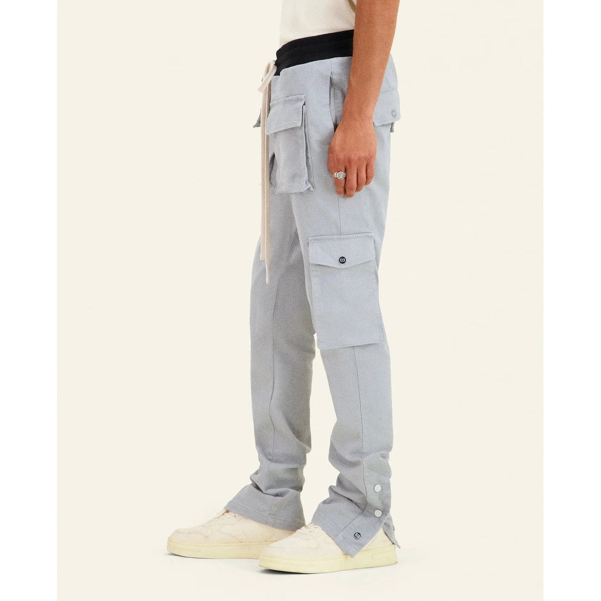 Mouty Grey Cargo Pants