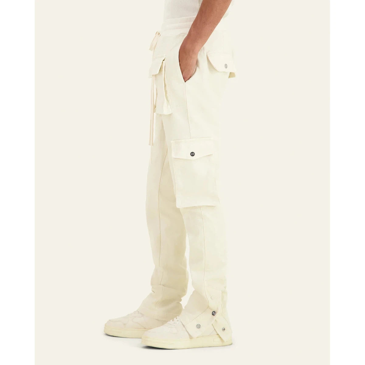 Mouty Ecru Cargo Pants