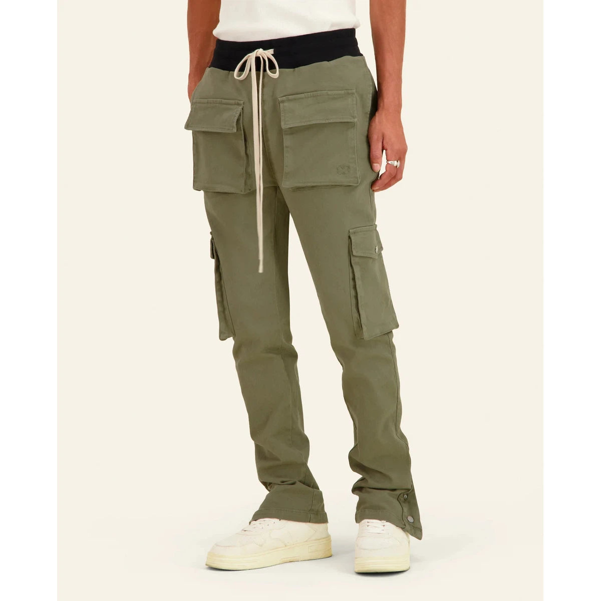 Mouty Khaki Cargo Pants