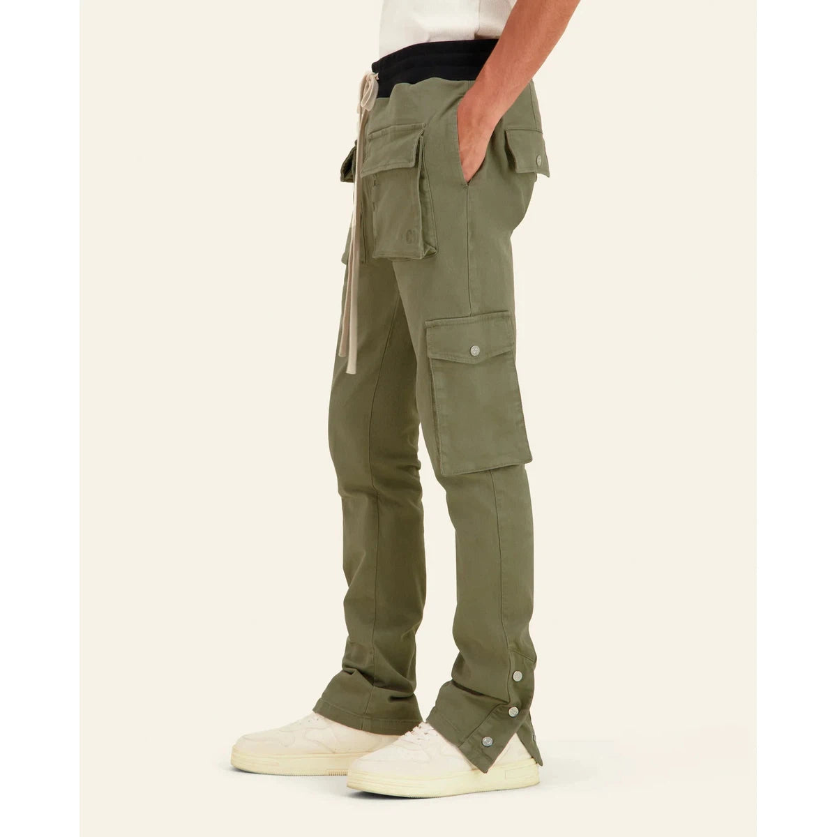 Mouty Khaki Cargo Pants