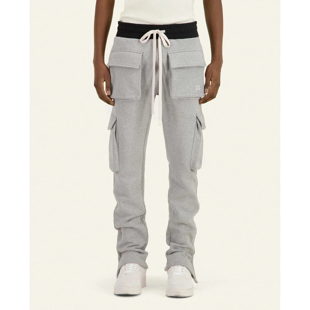 Mouty Grey Jogging Cargo Pants