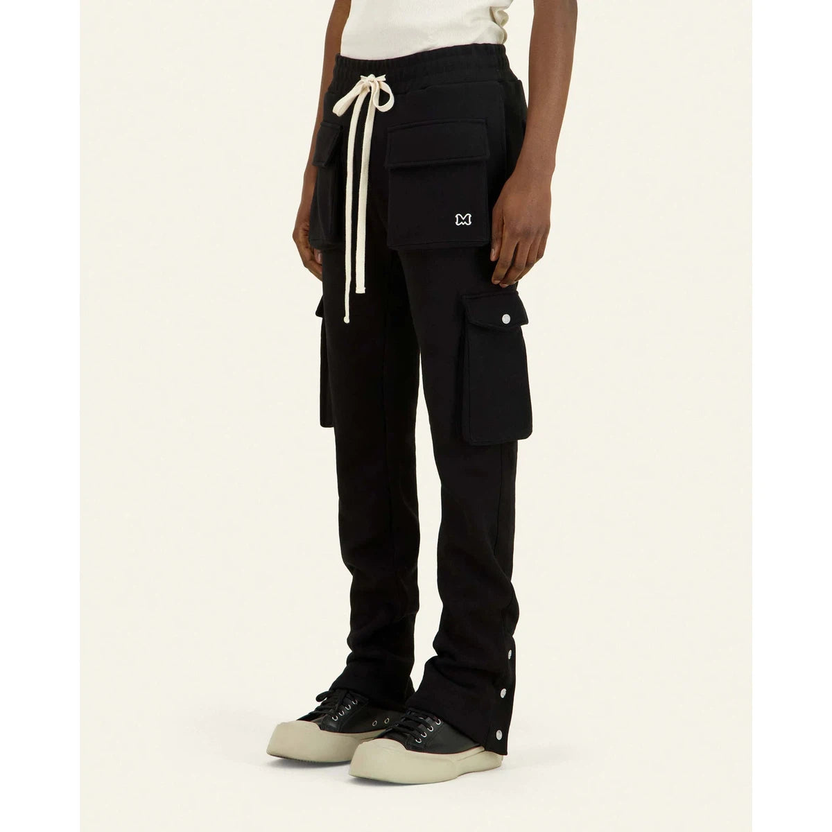 Mouty Black Jogging Cargo Pants