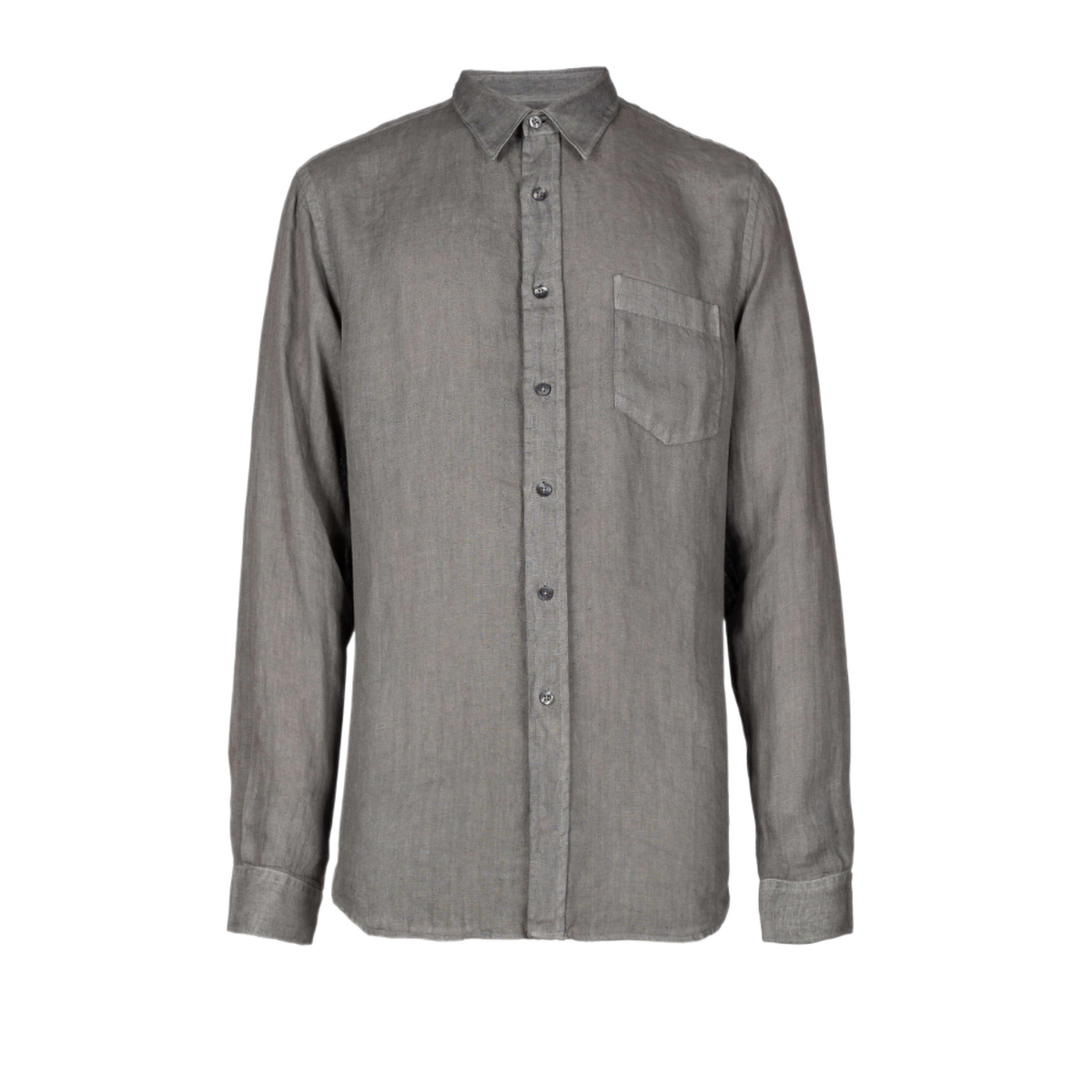 120% Lino Elephant Soft Fade Button Shirt