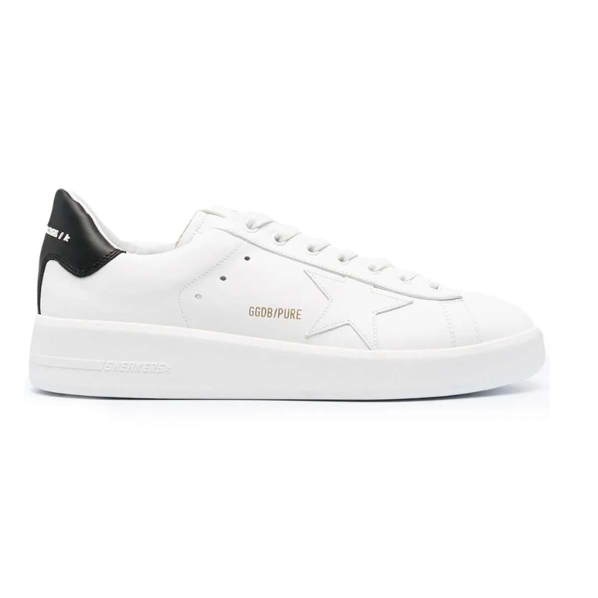 Golden Goose White/Black Pure Sneakers