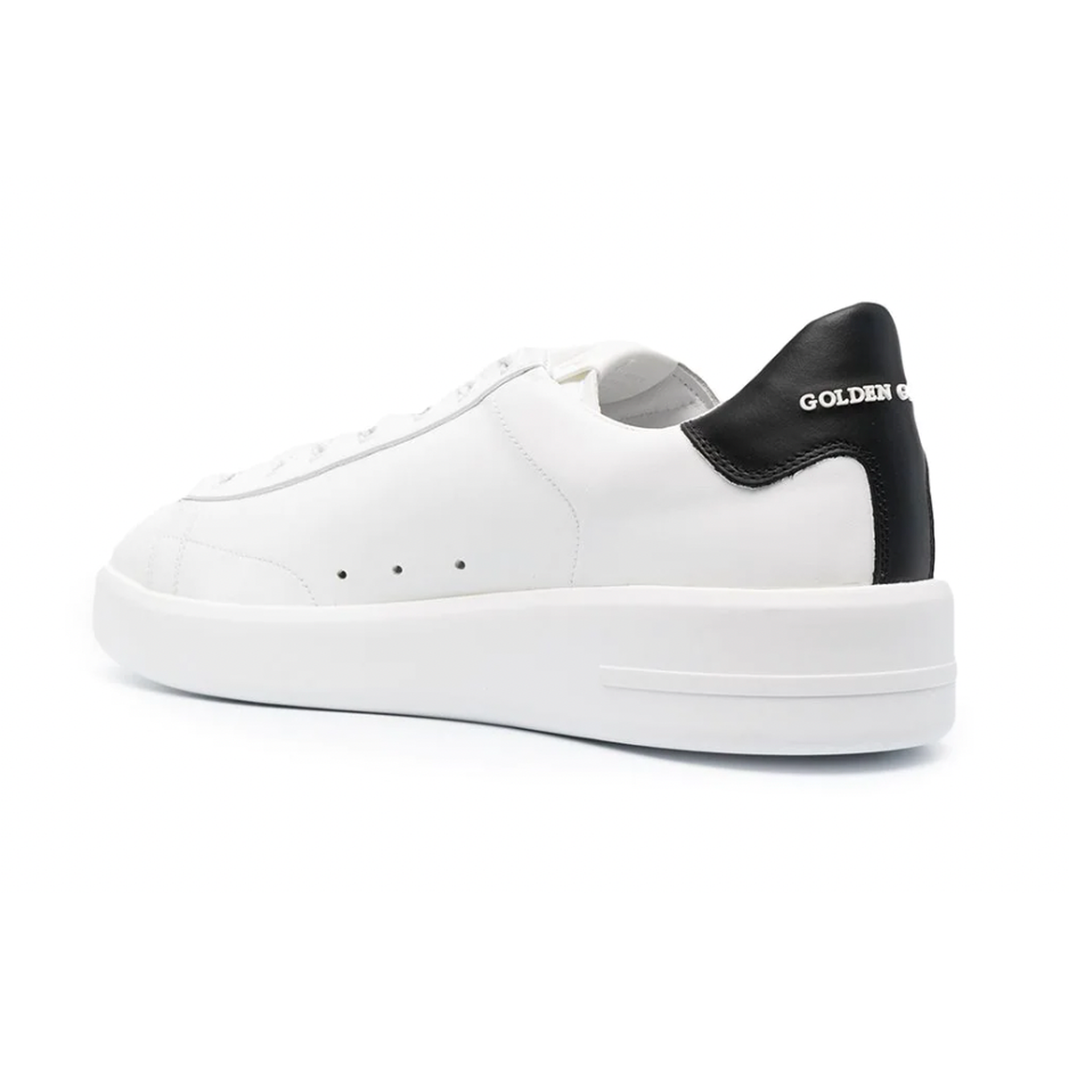 Golden Goose White/Black Pure Sneakers