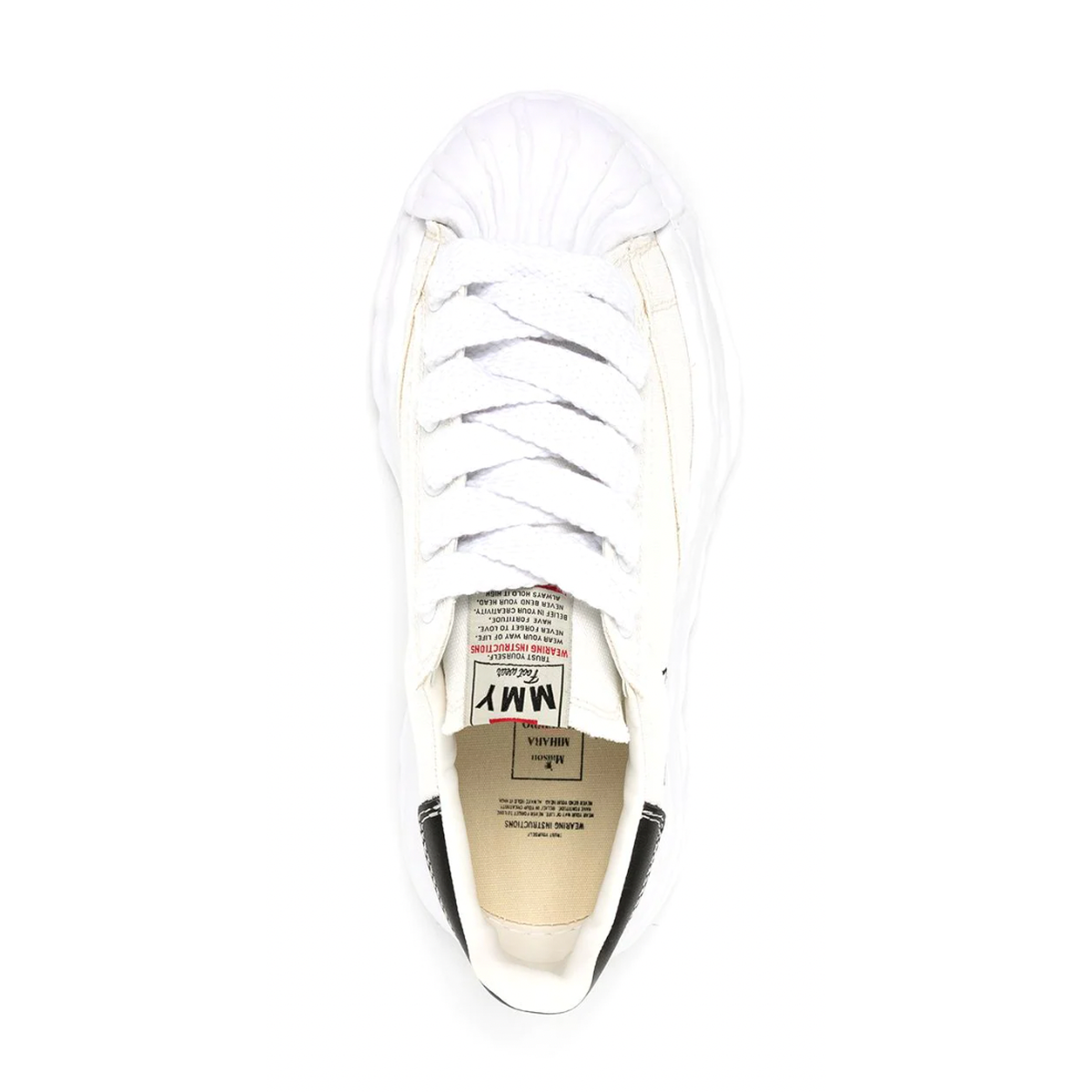 Maison Mihara Yasuhiro White Blakey Sneakers