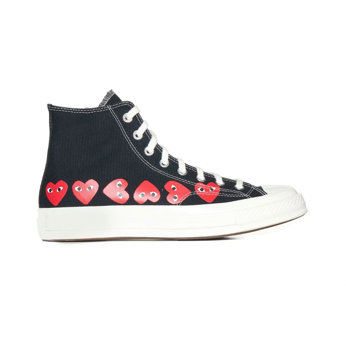 Comme Des Garcons Play Black High-Top Sneakers