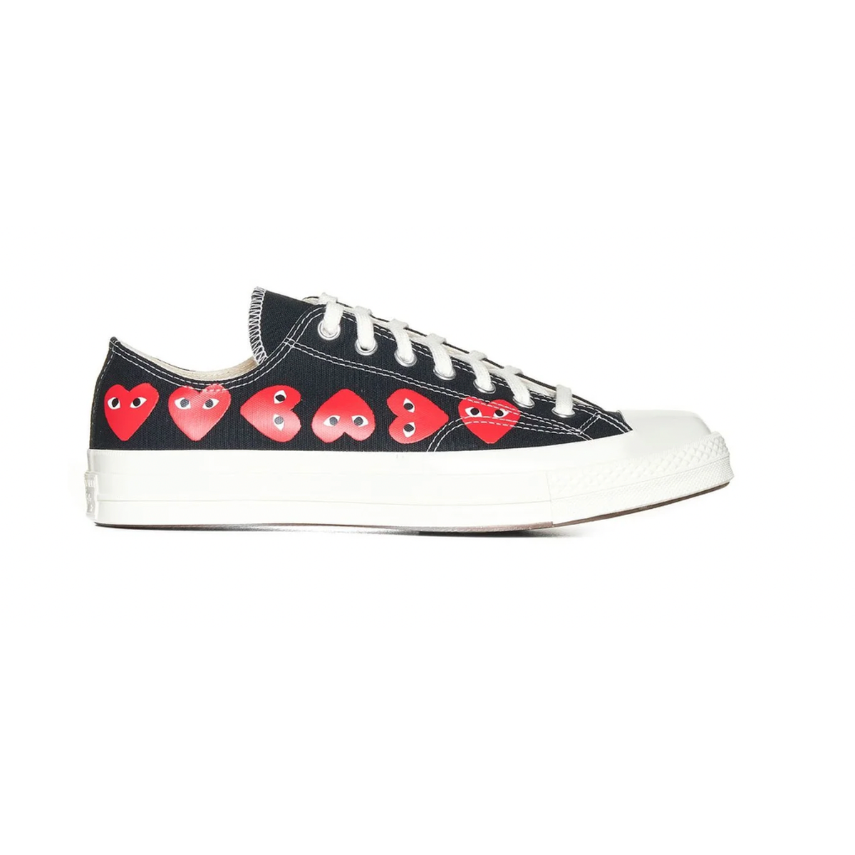 Comme Des Garcons Play Black Low-Top Sneakers