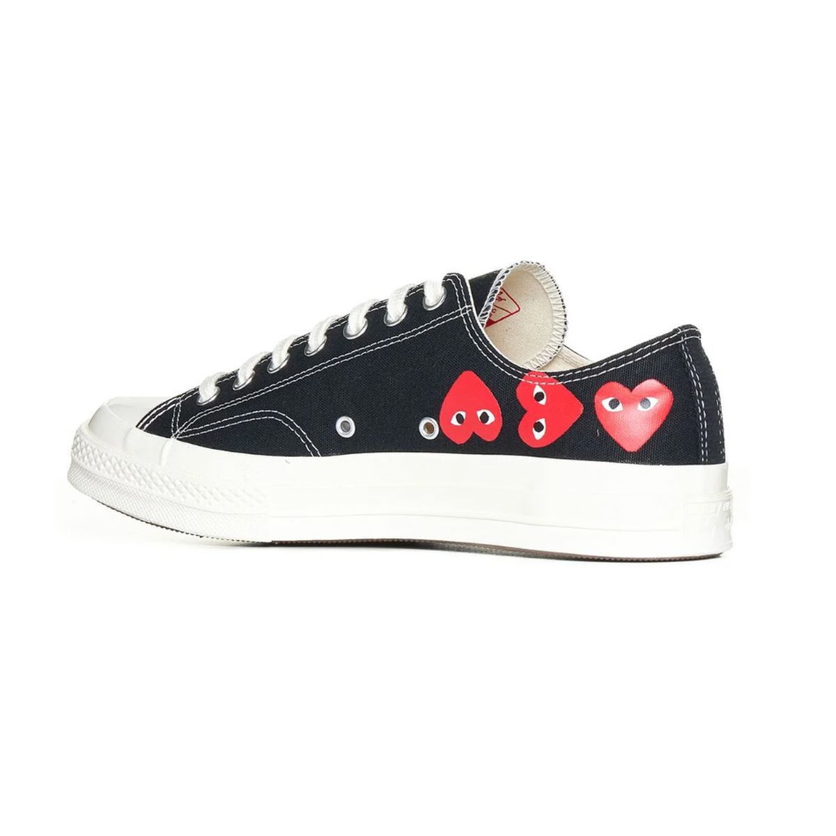 Comme Des Garcons Play Black Low-Top Sneakers