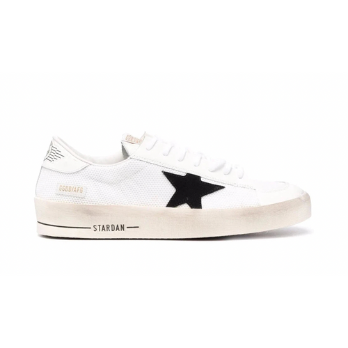 Golden Goose Stardan Sneakers in White and Black