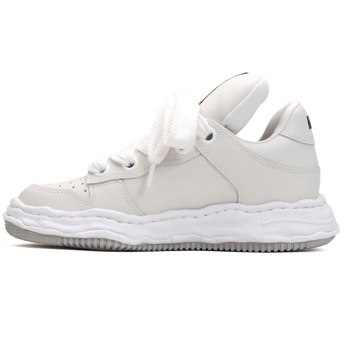 Maison Mihara "WAYNE PUFFER" OG Sole White Leather Low-top Sneaker