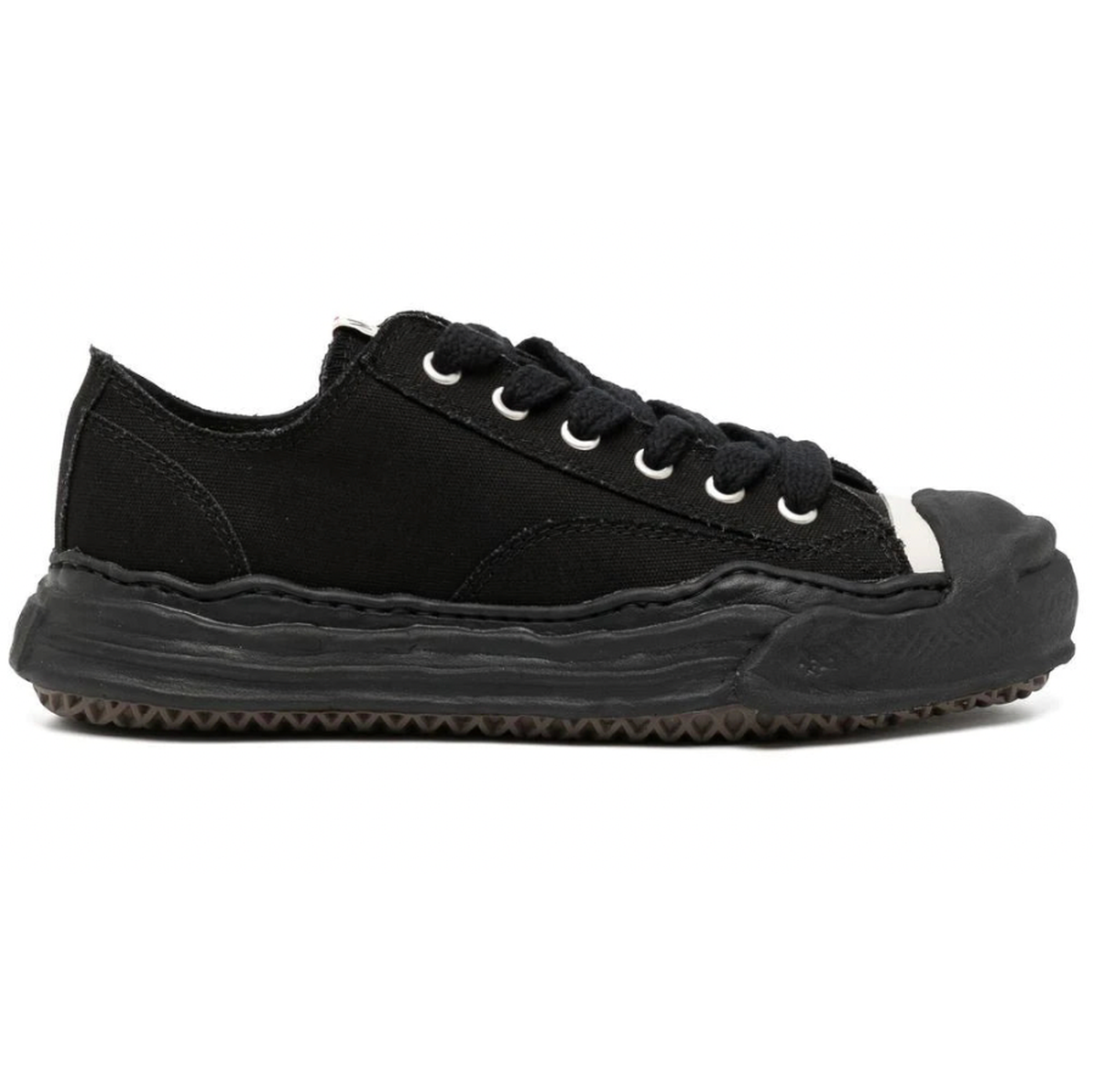 Maison Mihara Yasuhiro Black/Black Hank Low-Top Sneakers