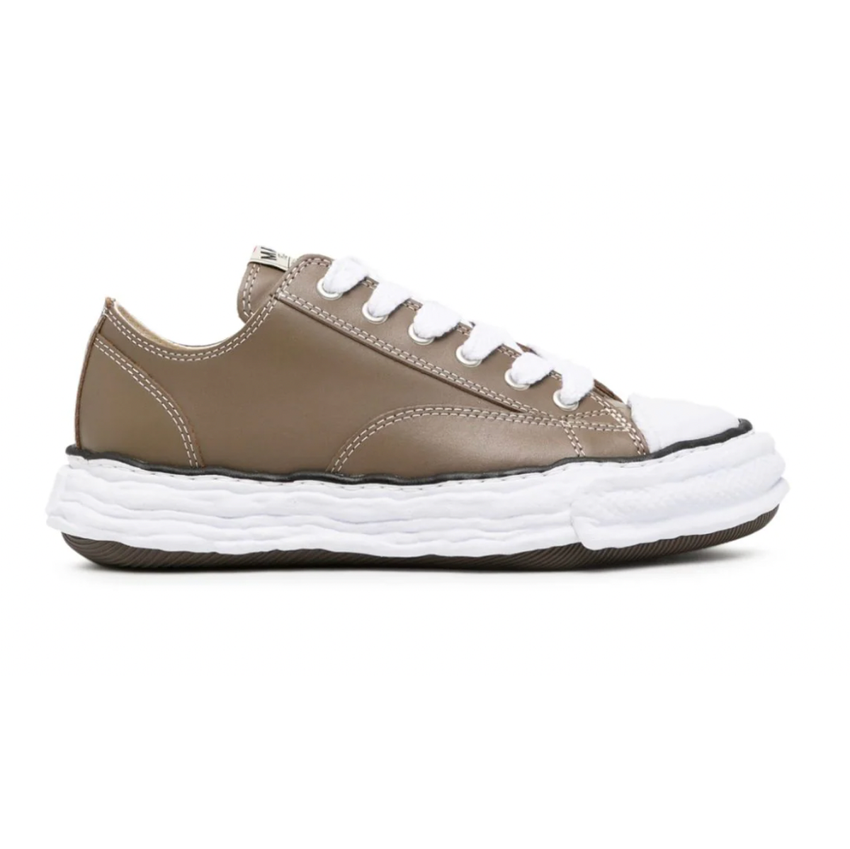 Maison Mihara Yasuhiro Leather Brown Peterson23 Sneakers