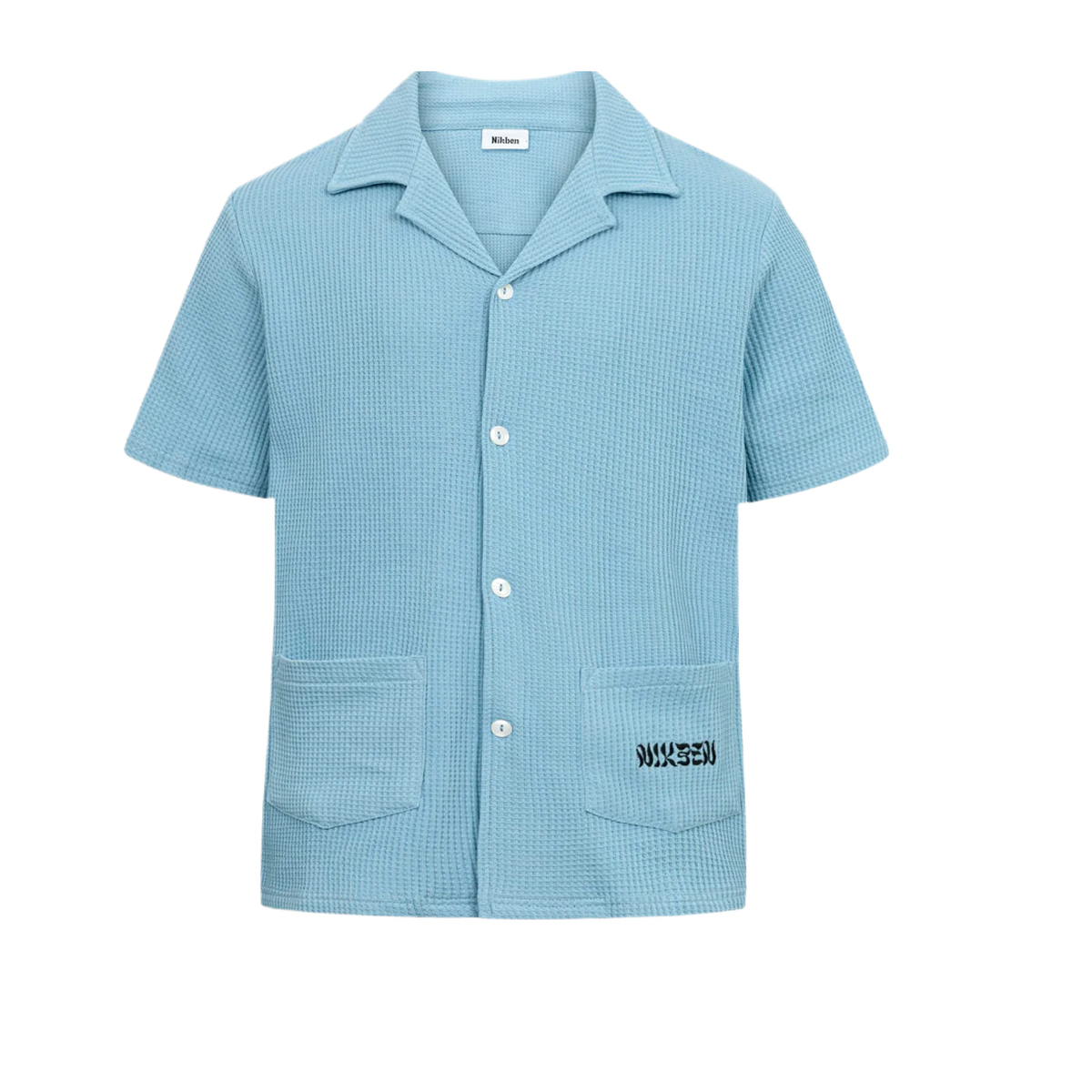 Nikben - Sky Blue Waffle Havana Shirt