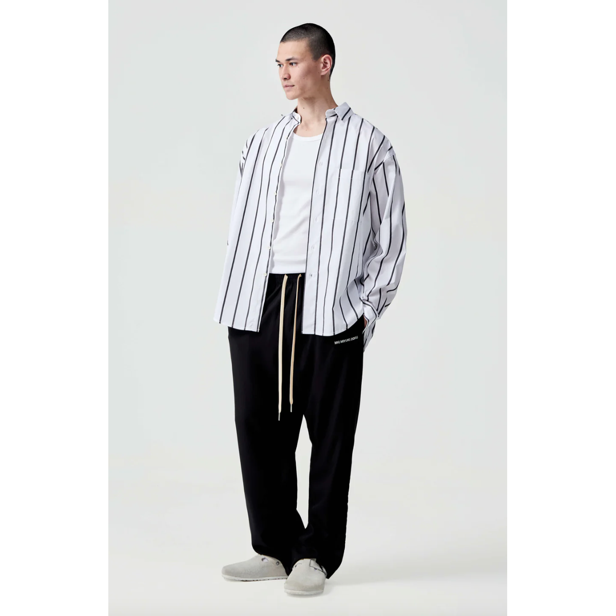 MKI STRIPED DRESS SHIRT