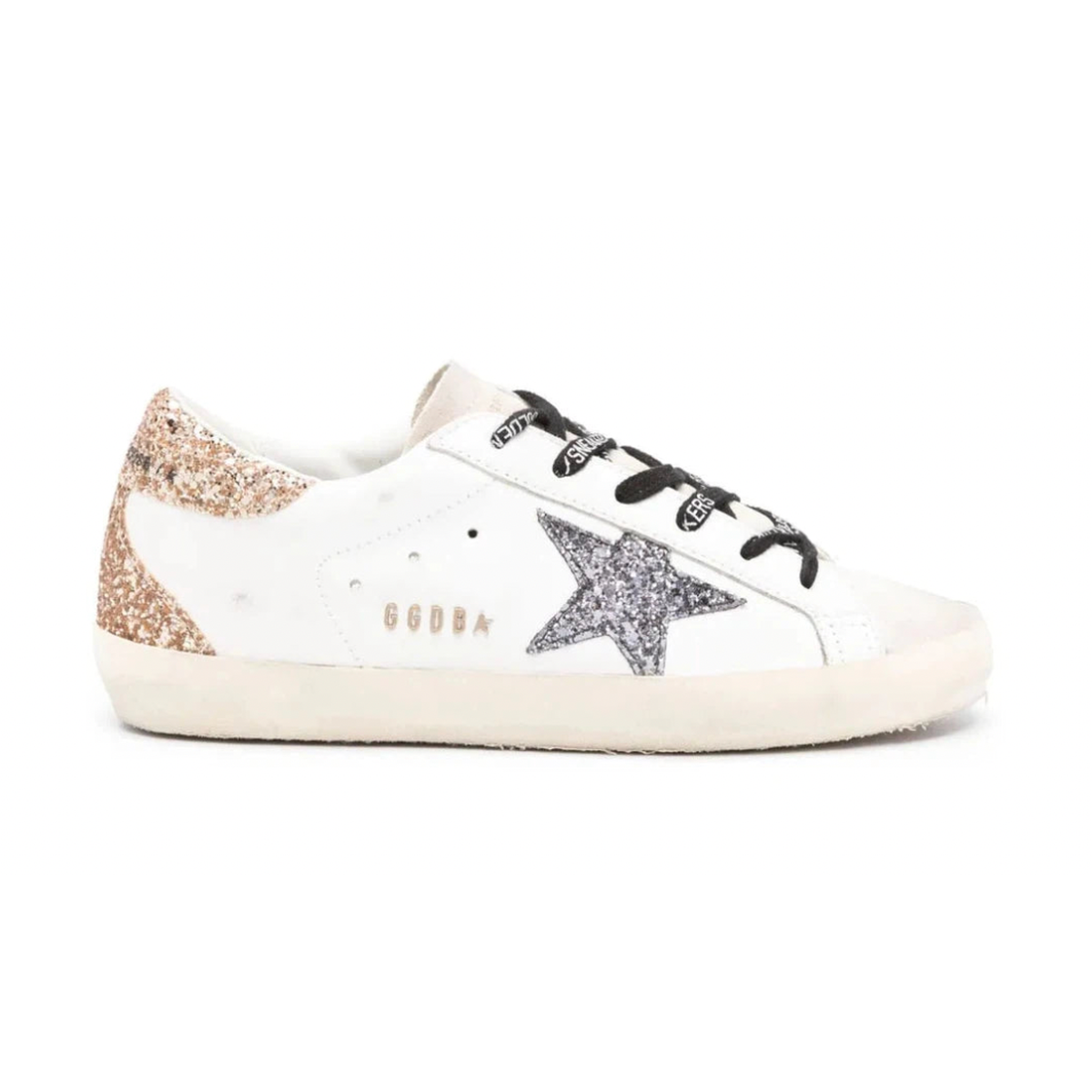 Golden Goose Super-Star Glittered Sneakers