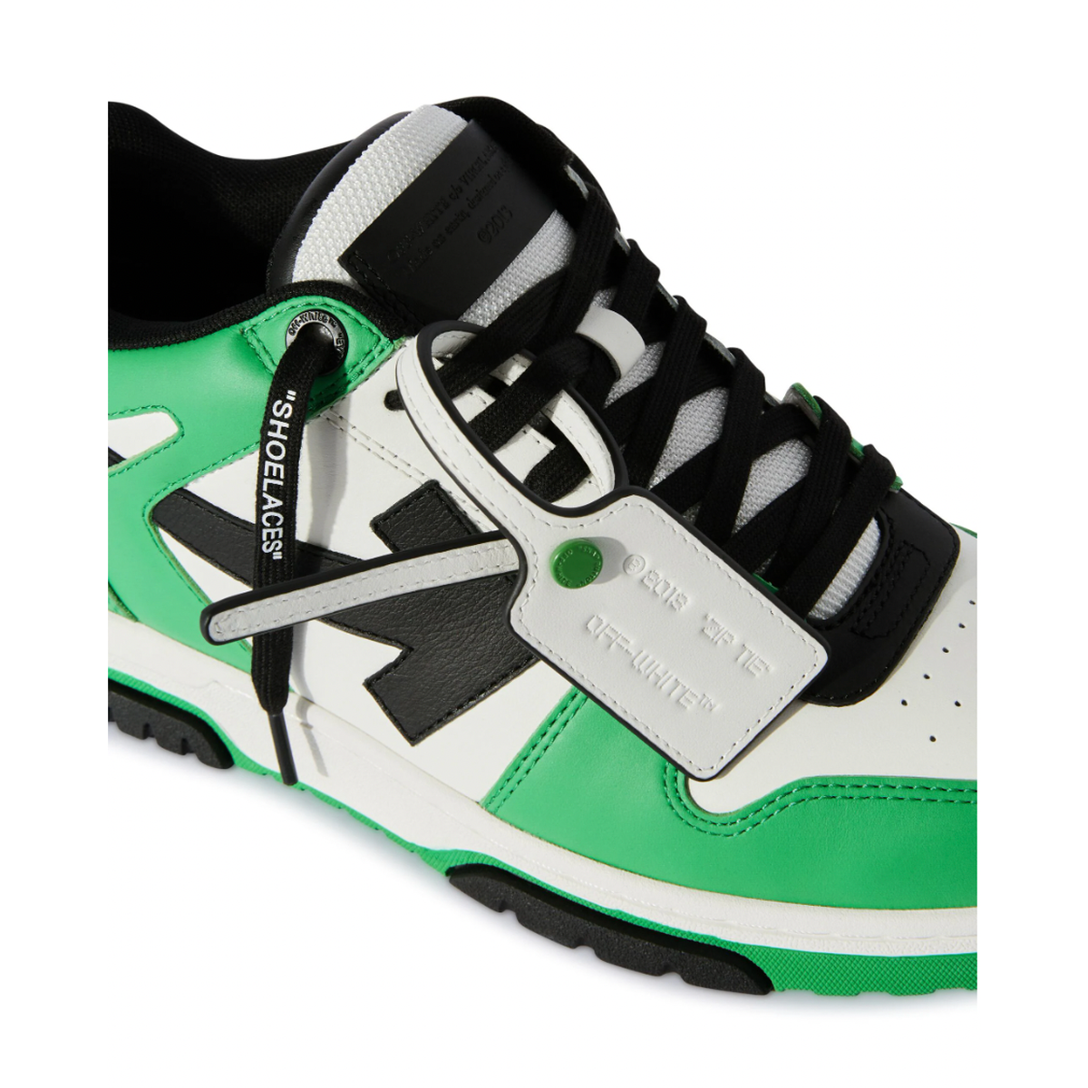 Off-White Out Of Office Green Sneakers