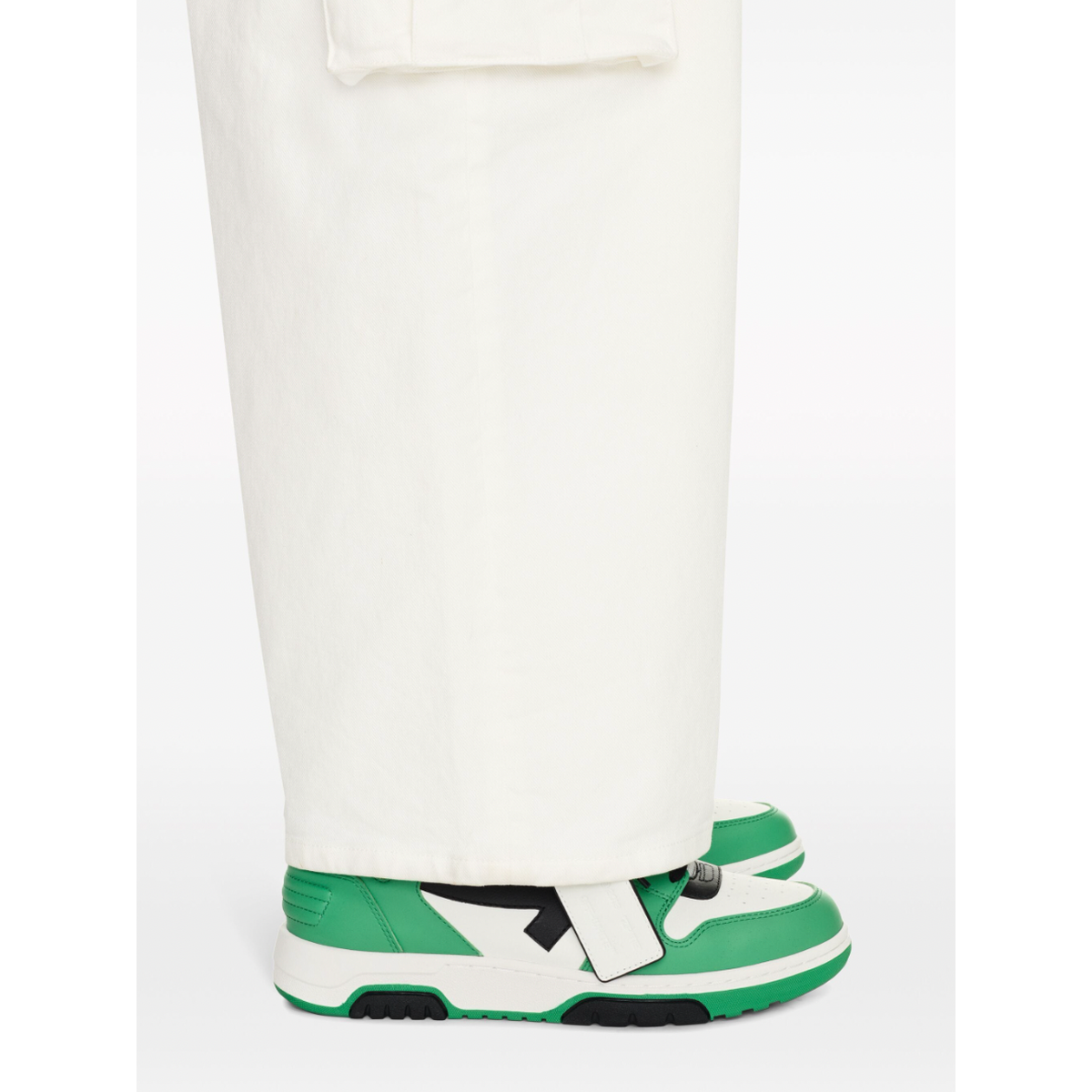 Off-White Out Of Office Green Sneakers