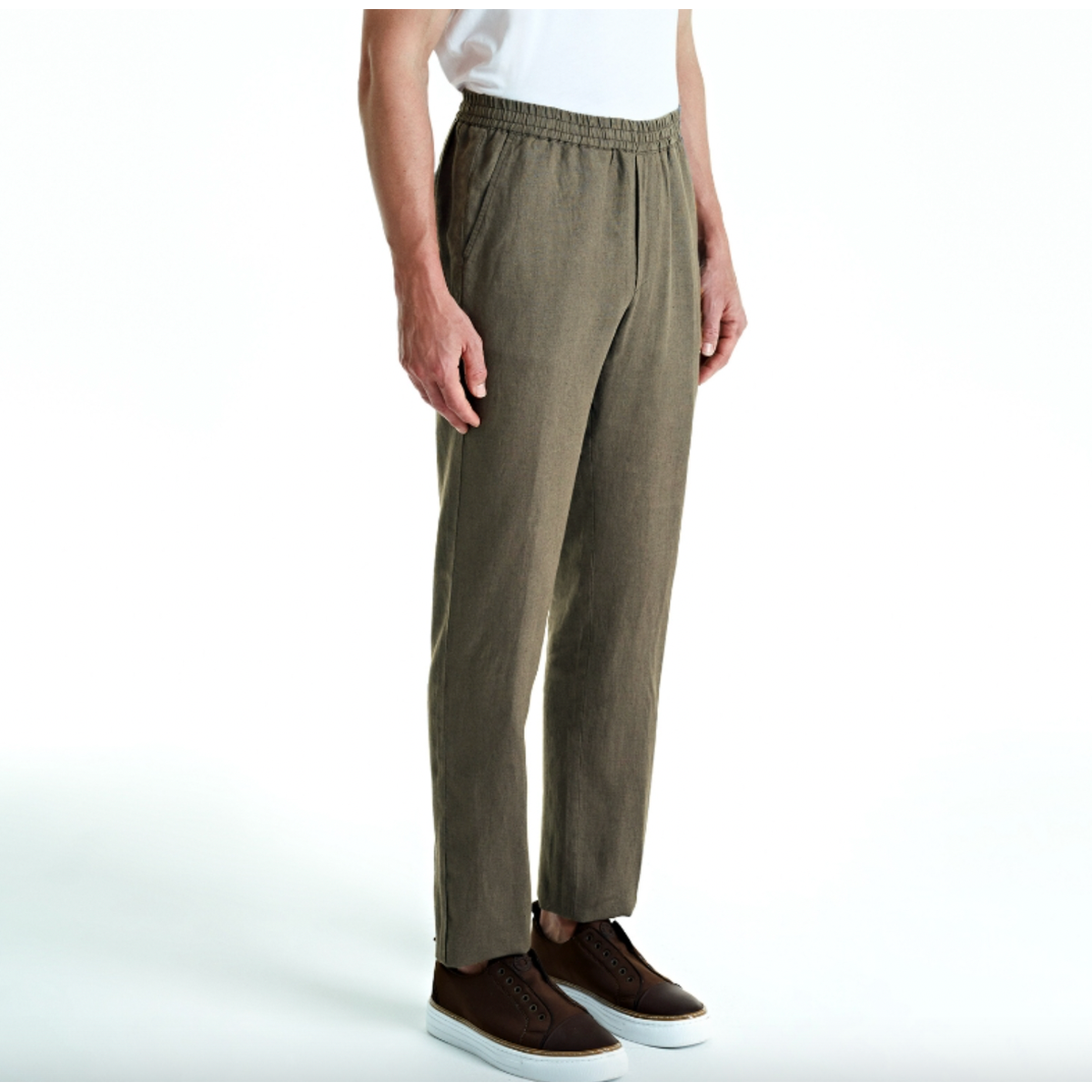 Bluemint Linen Dim Green Trousers