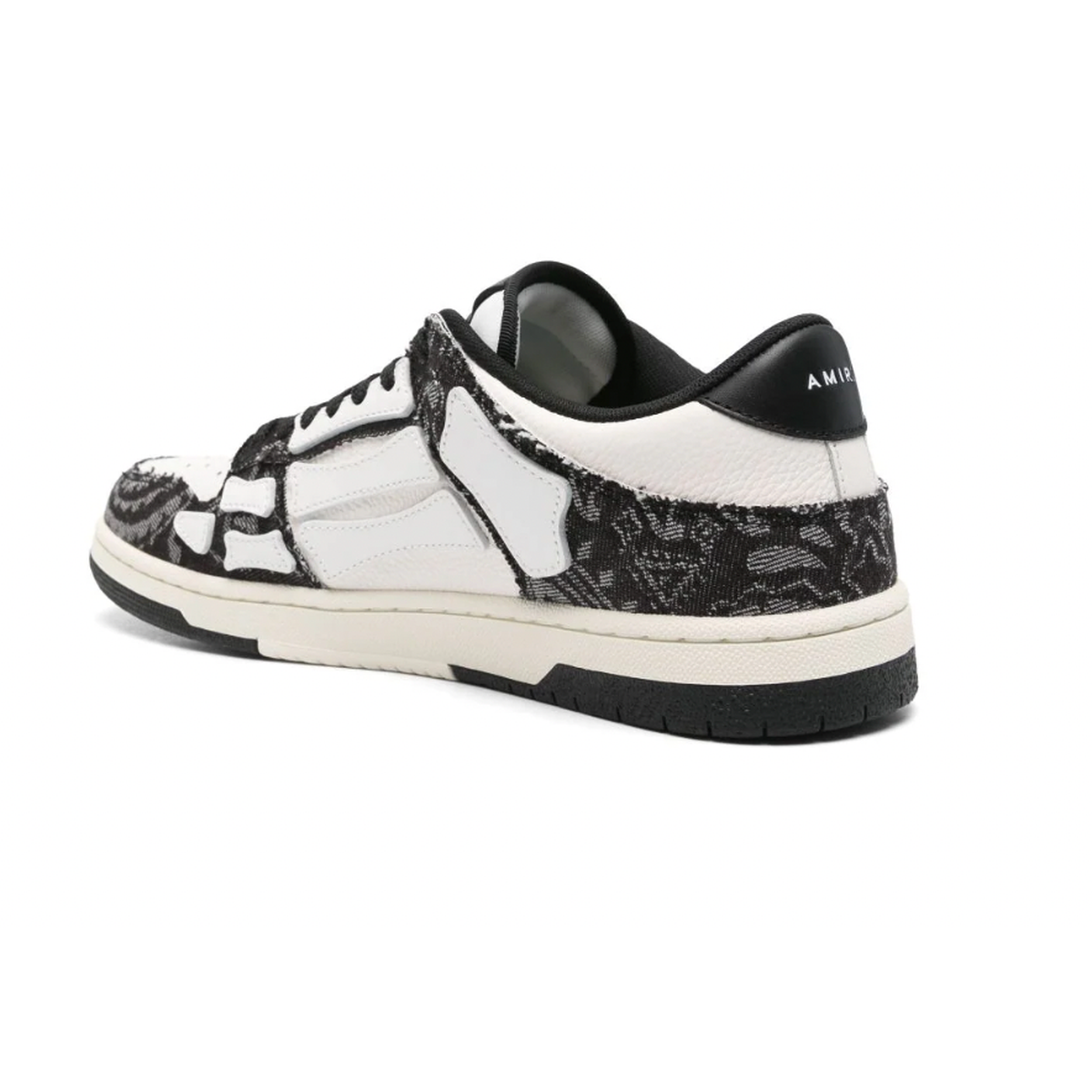 Amiri Bandana Denim Skel Top Low Sneakers