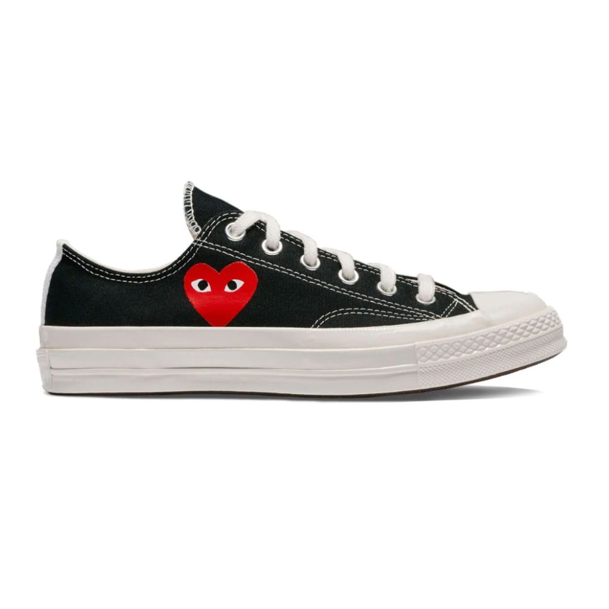 Comme Des Garcons Play Black Low-Top Sneakers