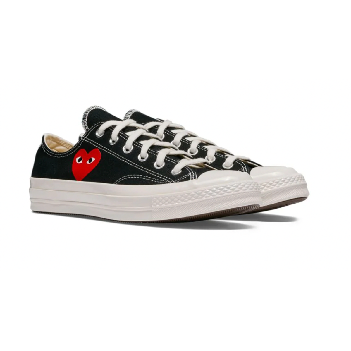 Comme Des Garcons Play Black Low-Top Sneakers