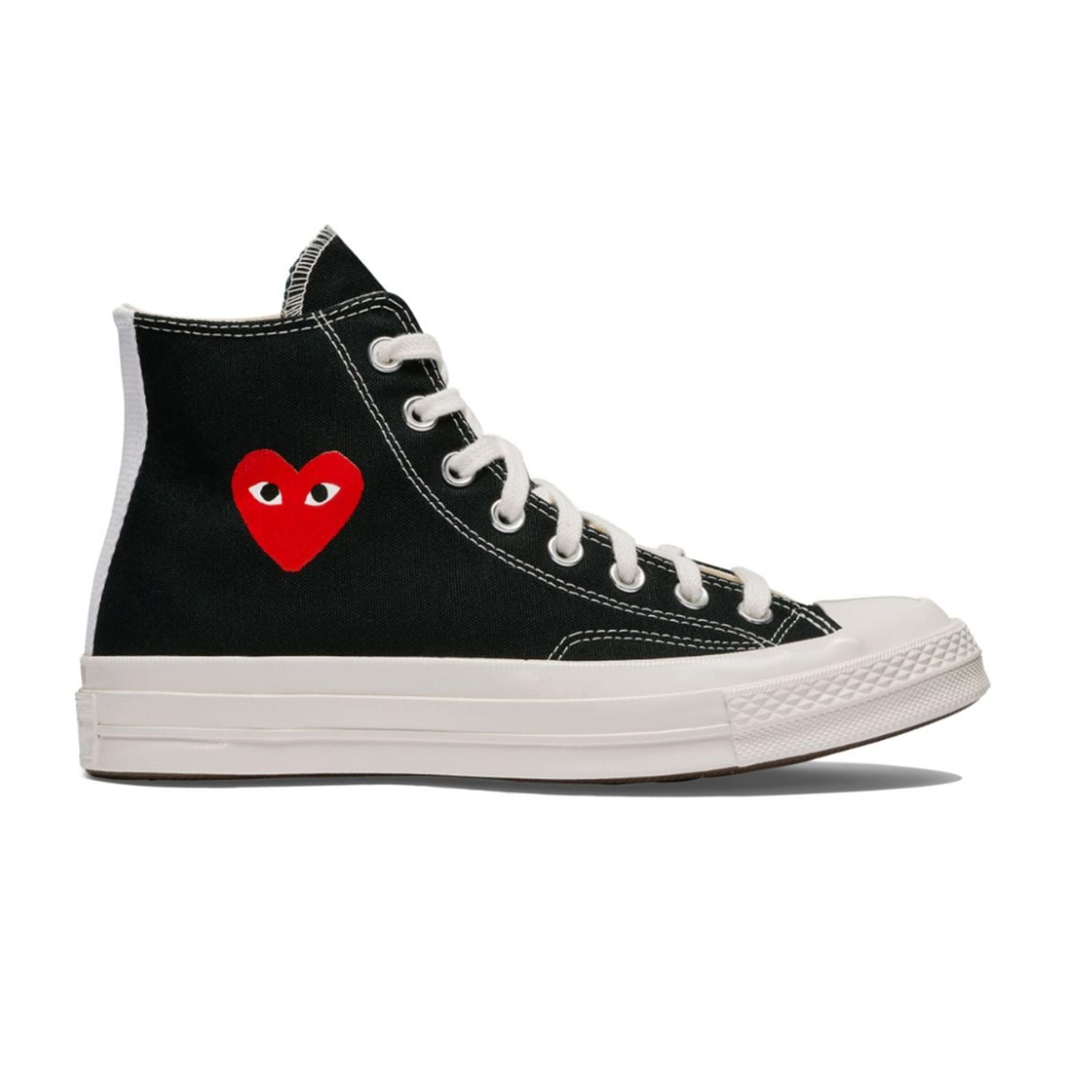 Comme Des Garcons Play Black High-Top Sneakers