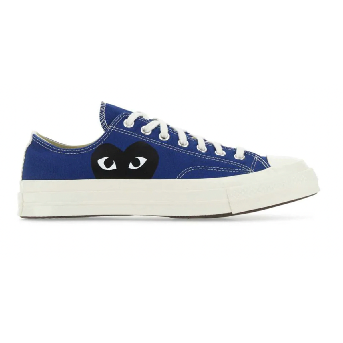 Comme Des Garcons Play Blue Low-Top Sneakers