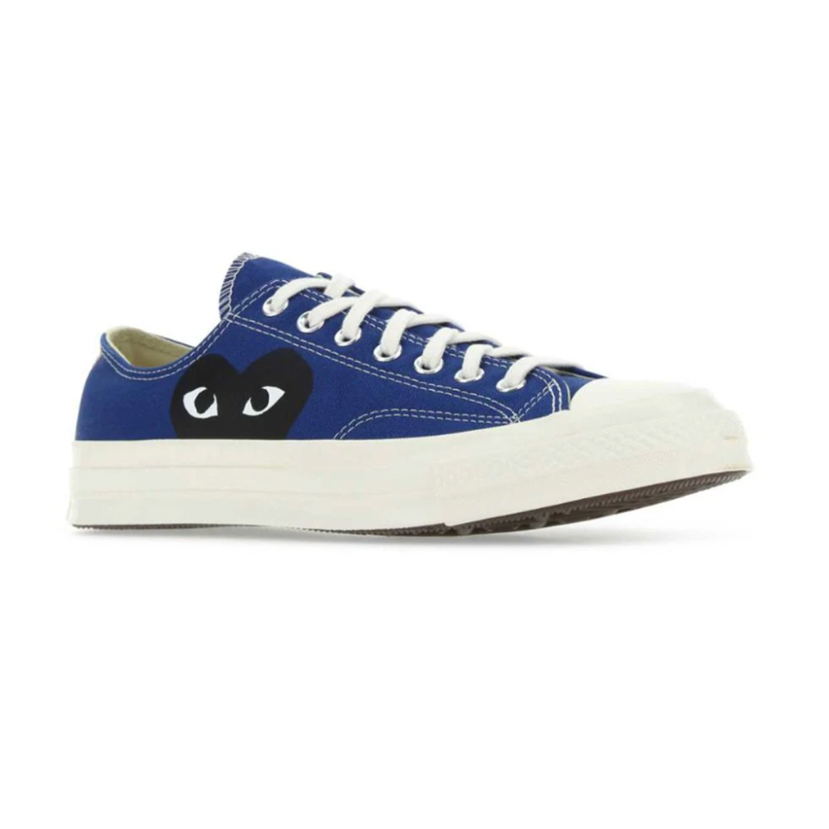 Comme Des Garcons Play Blue Low-Top Sneakers