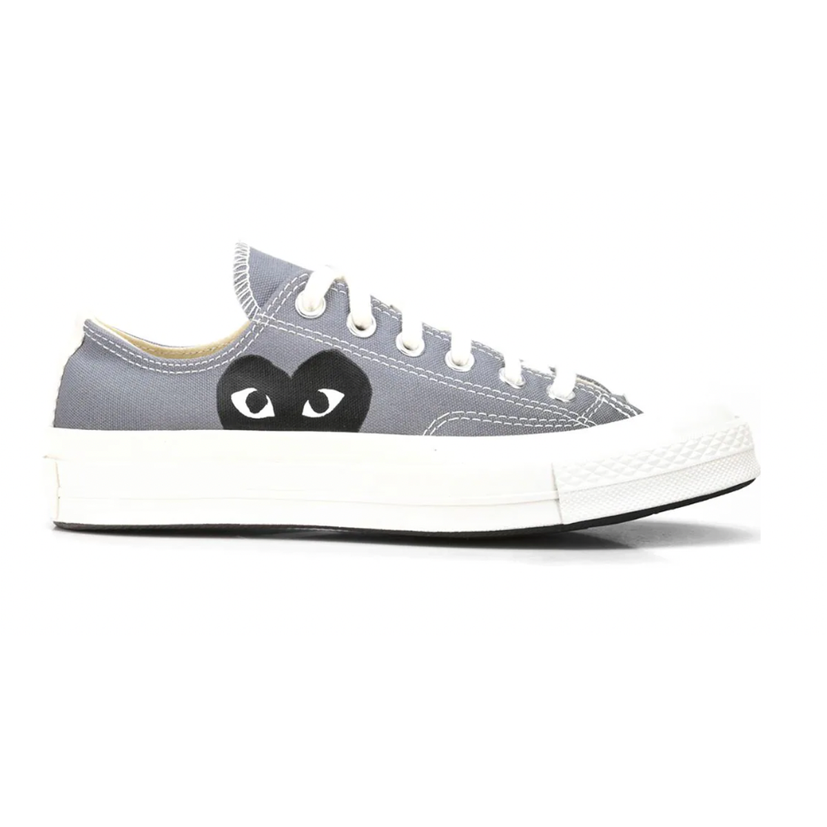 Comme Des Garcons Play Grey Low-Top Sneakers