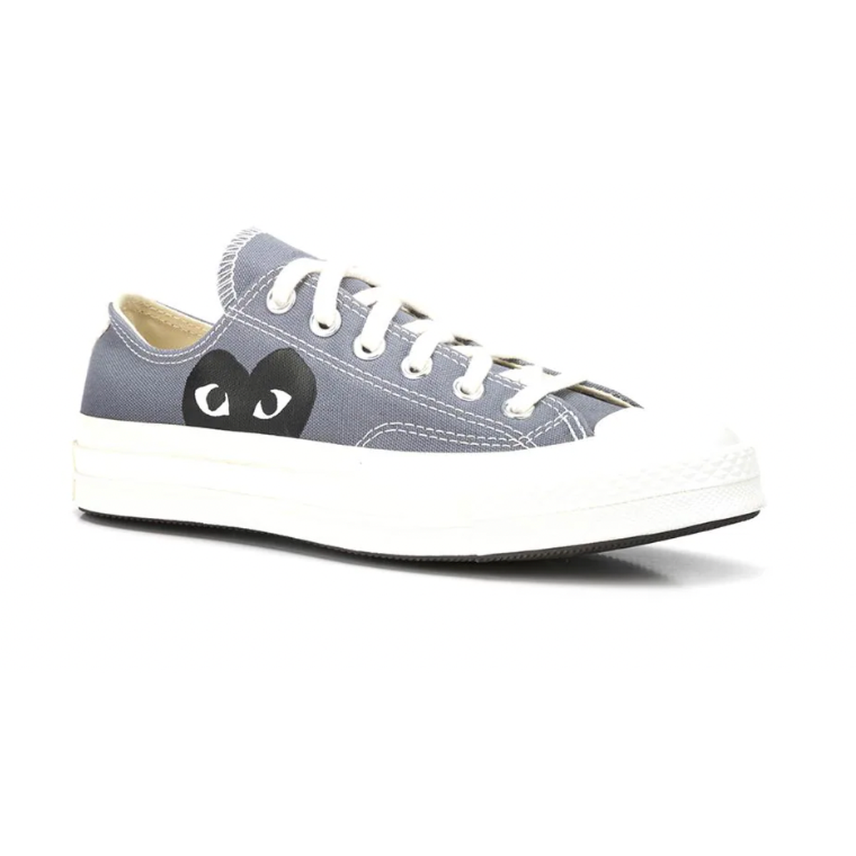 Comme Des Garcons Play Grey Low-Top Sneakers