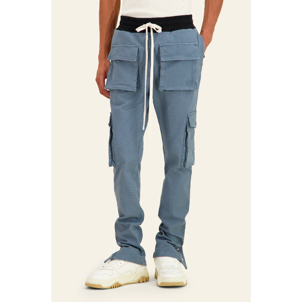 Mouty Blue Cargo Pants