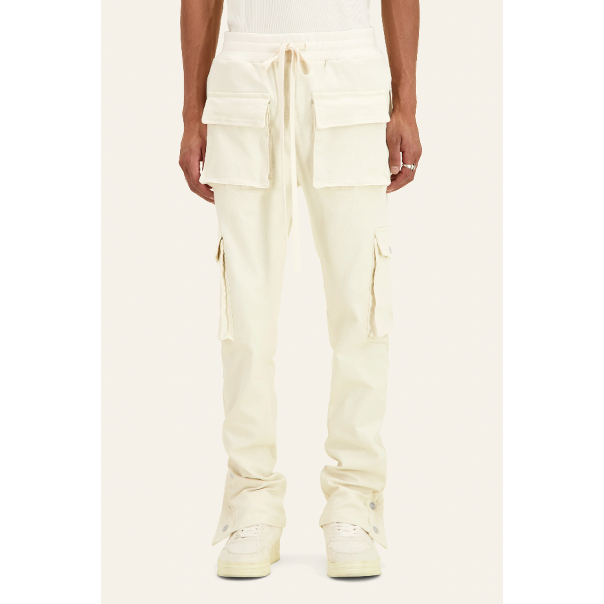 Mouty Ecru Cargo Pants