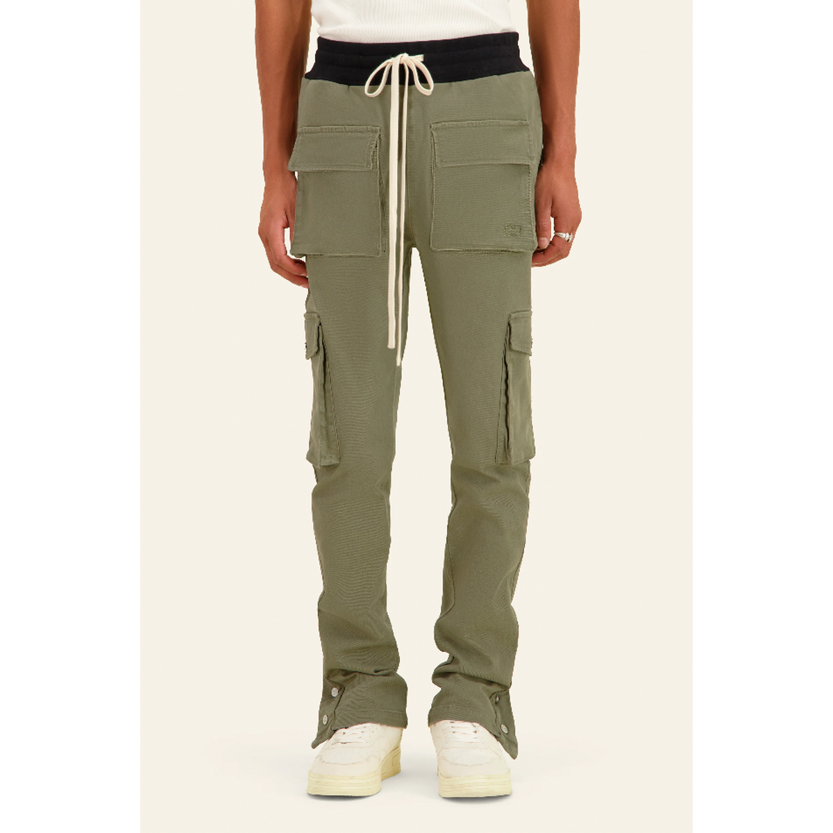 Mouty Khaki Cargo Pants