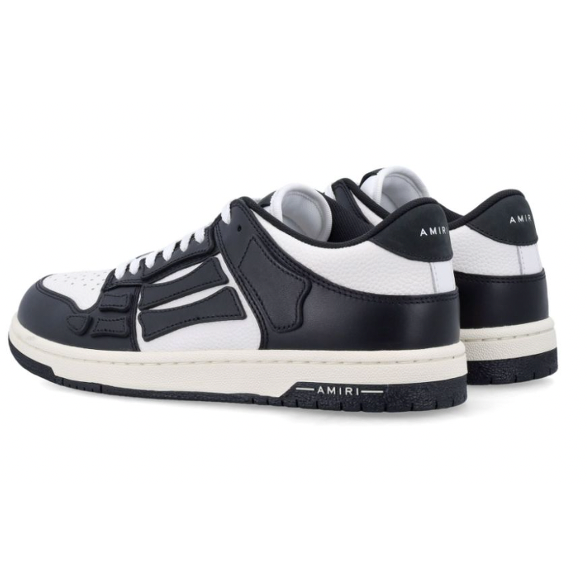 Amiri Black/White Skel Top Low Sneakers