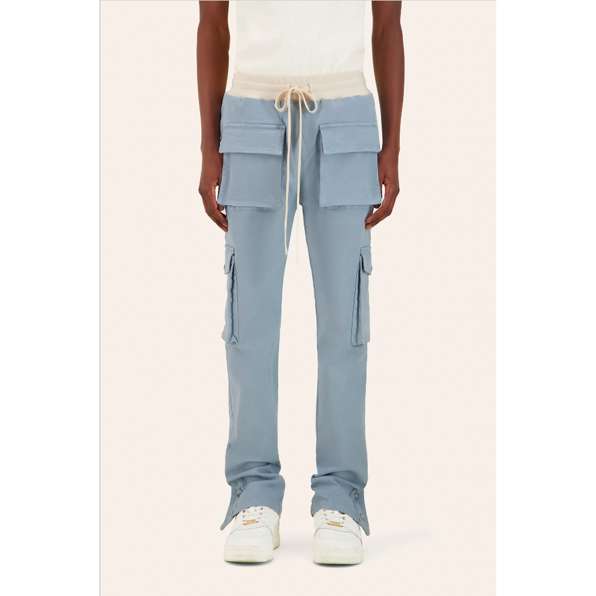 Mouty Light Blue Cargo Pants