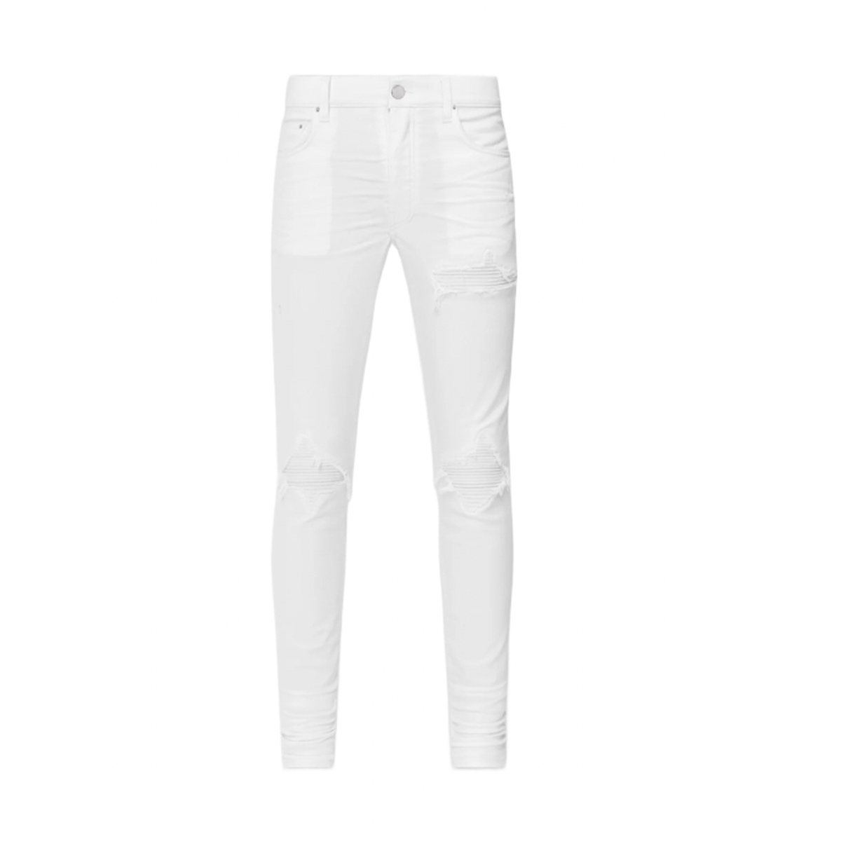 Amiri Skinny White Ripped Jeans