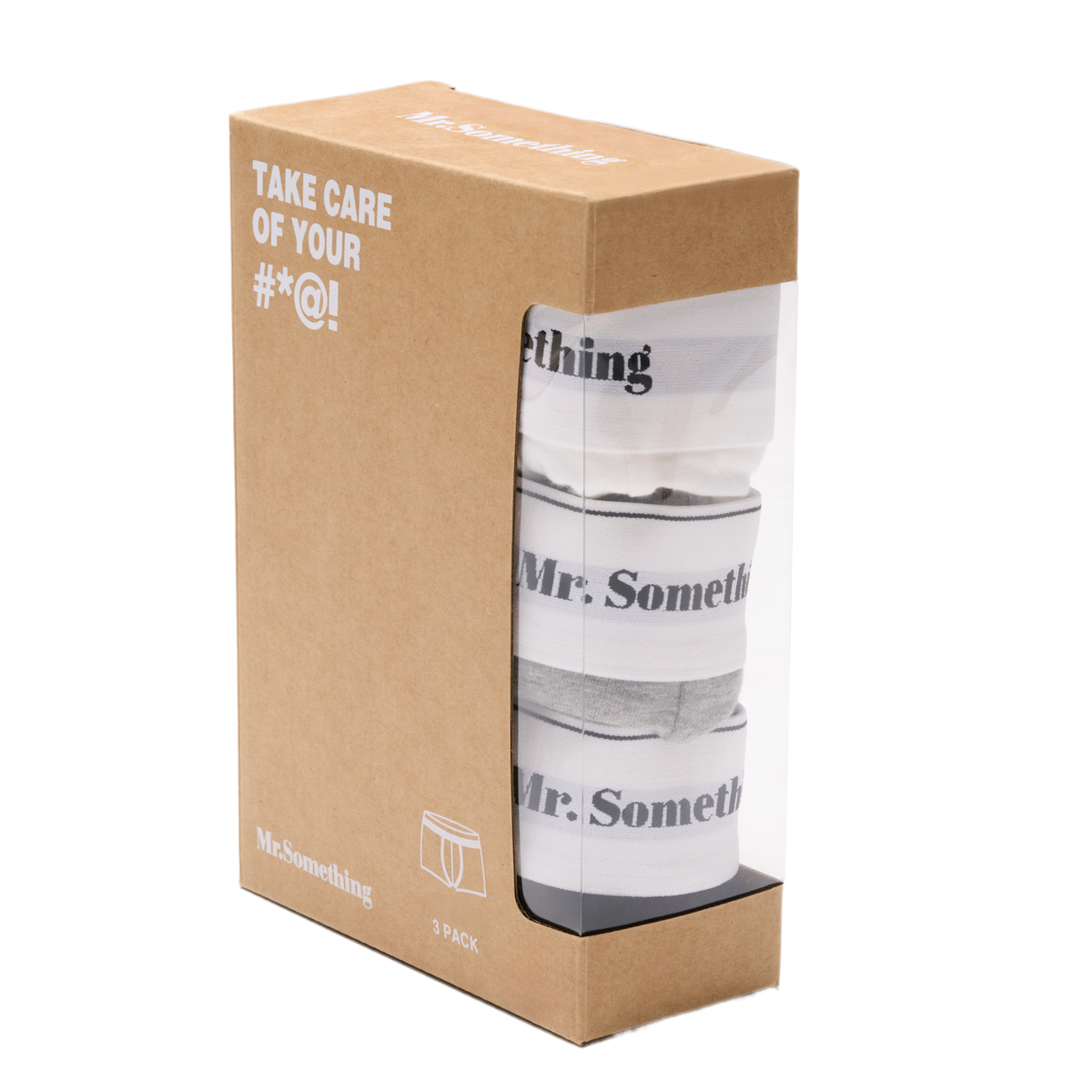 Mr.Something Brief Boxers 3 Color Pack