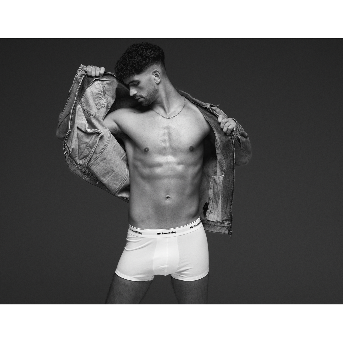 Mr.Something Trunk Boxers White Pack