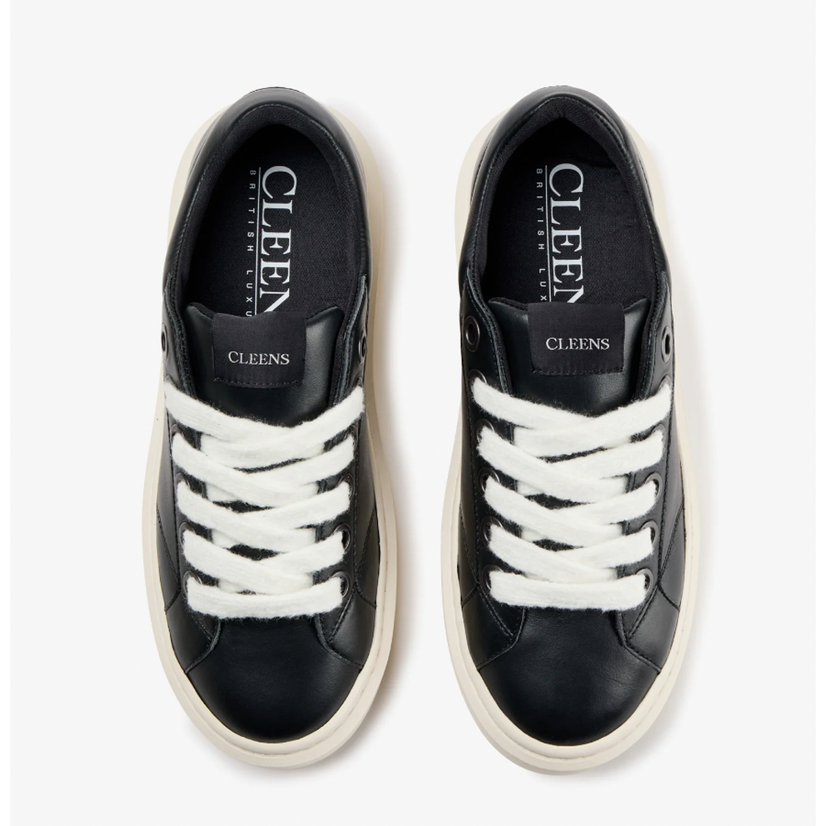 Cleens Ace Black Sneakers
