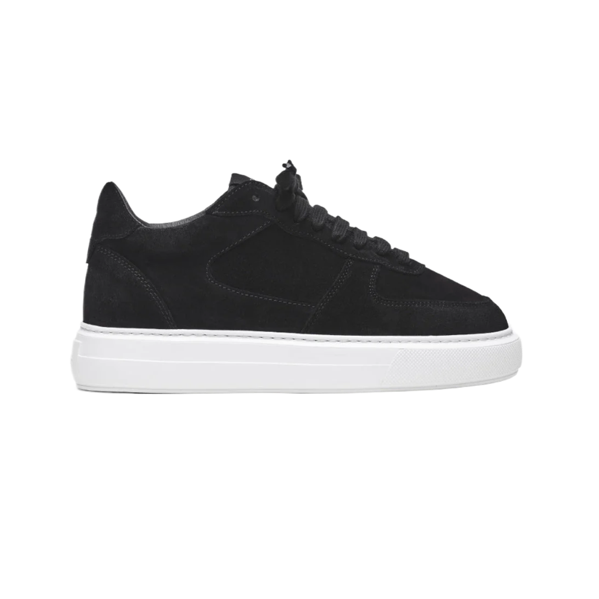 Cleens Court Black Suede Sneakers