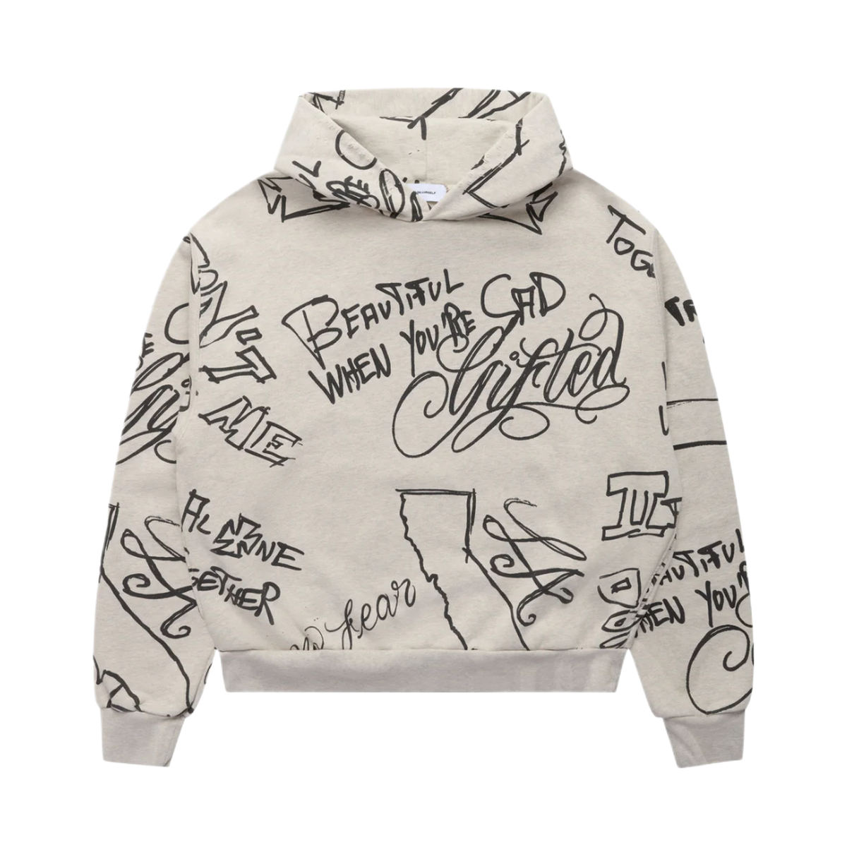 ASKYURSELF - SCRIBBLE VINTAGE HOODIE