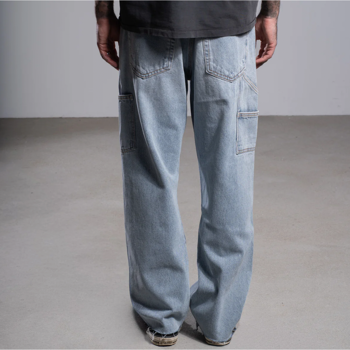 ASKYURSELF - PHRASE BAGGY JEANS