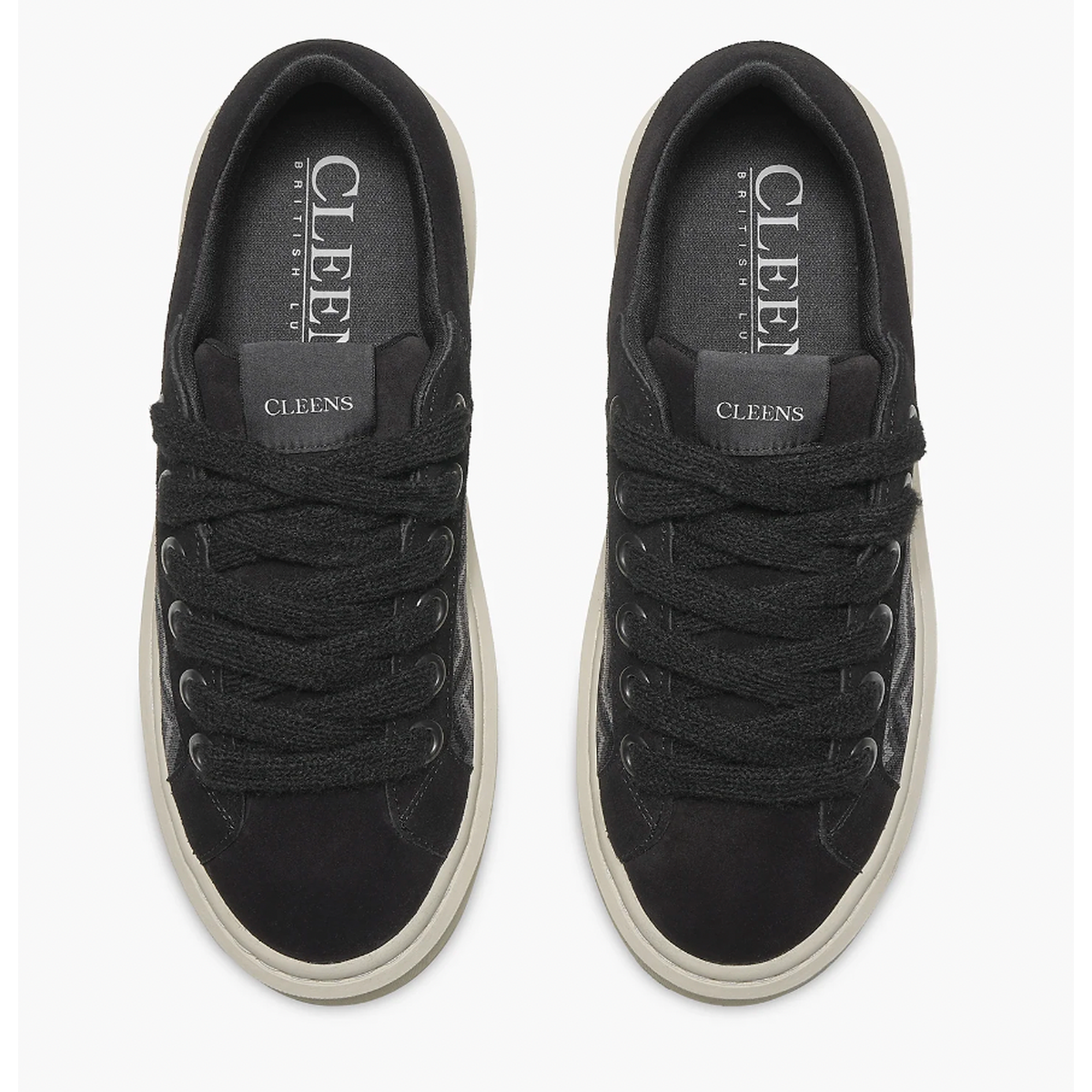 Cleens Ace Black Sneakers