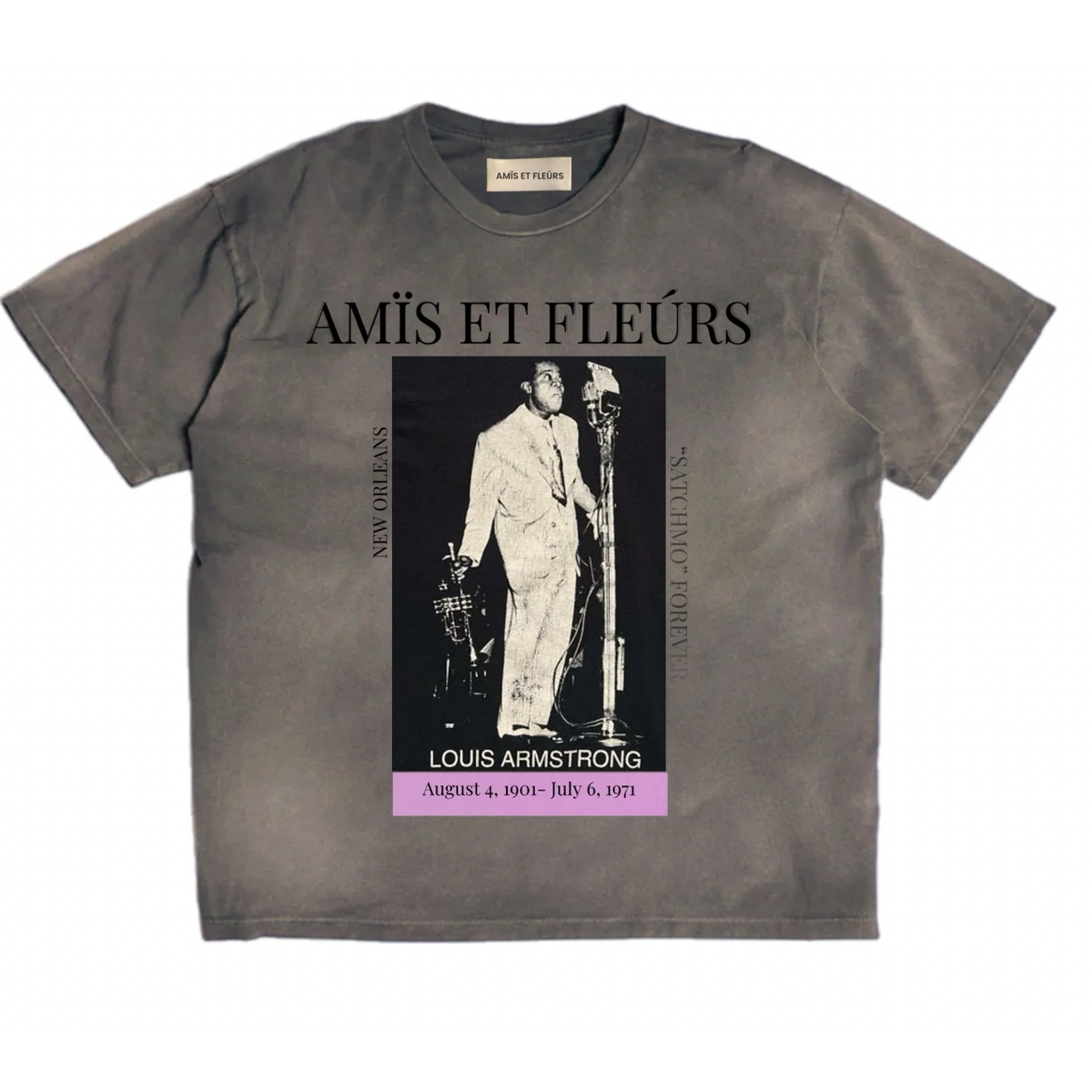 Amis Et Fleurs Golden Louisiana T-Shirt