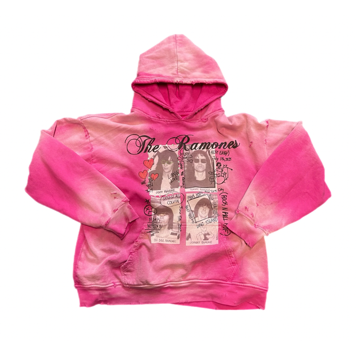 Amis Et Fleurs The Ramones Hoodie