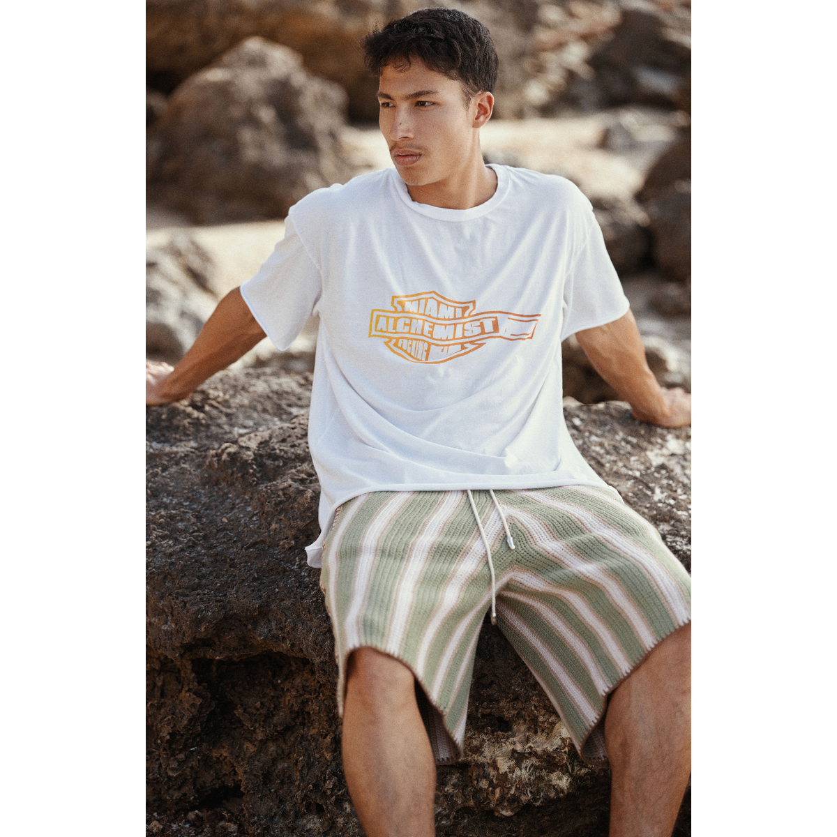 Caleb Green Crochet Shorts