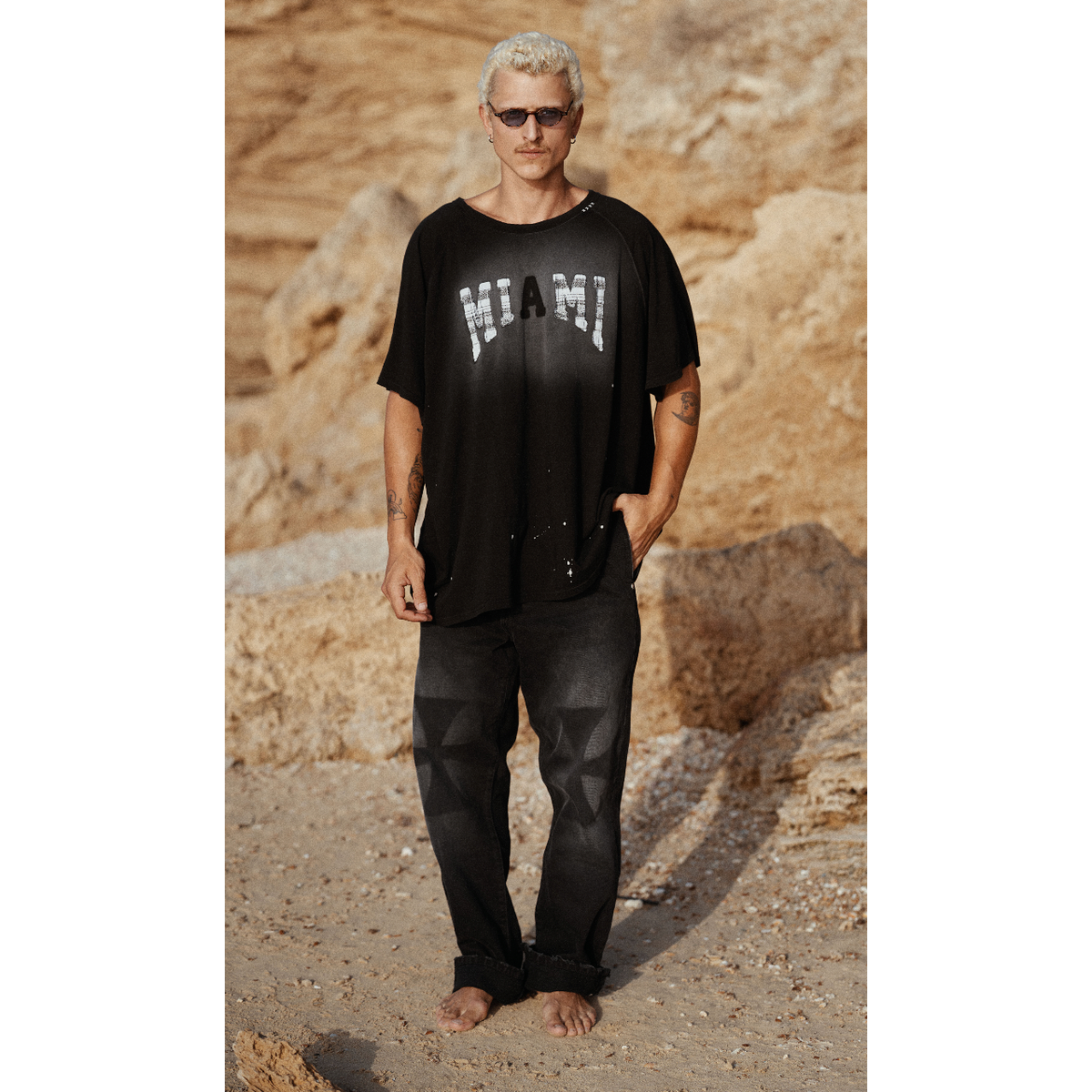 Alchemist Miami Raglan Jet Black T-Shirt