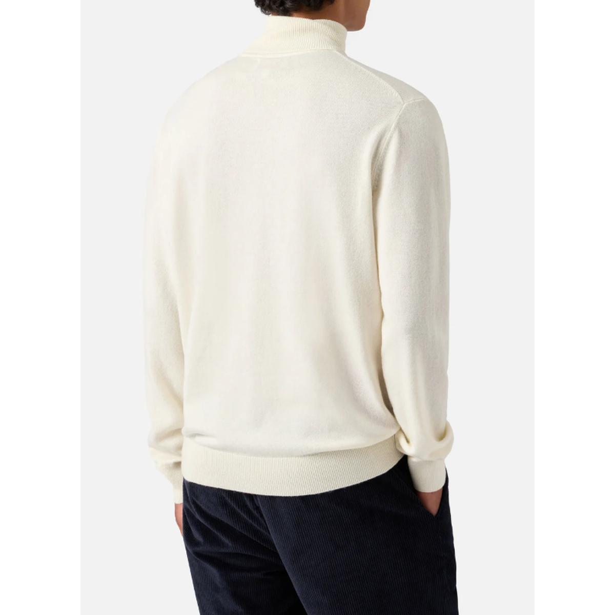 MC2 OFF WHITE BOND TURTLENECK SWEATER